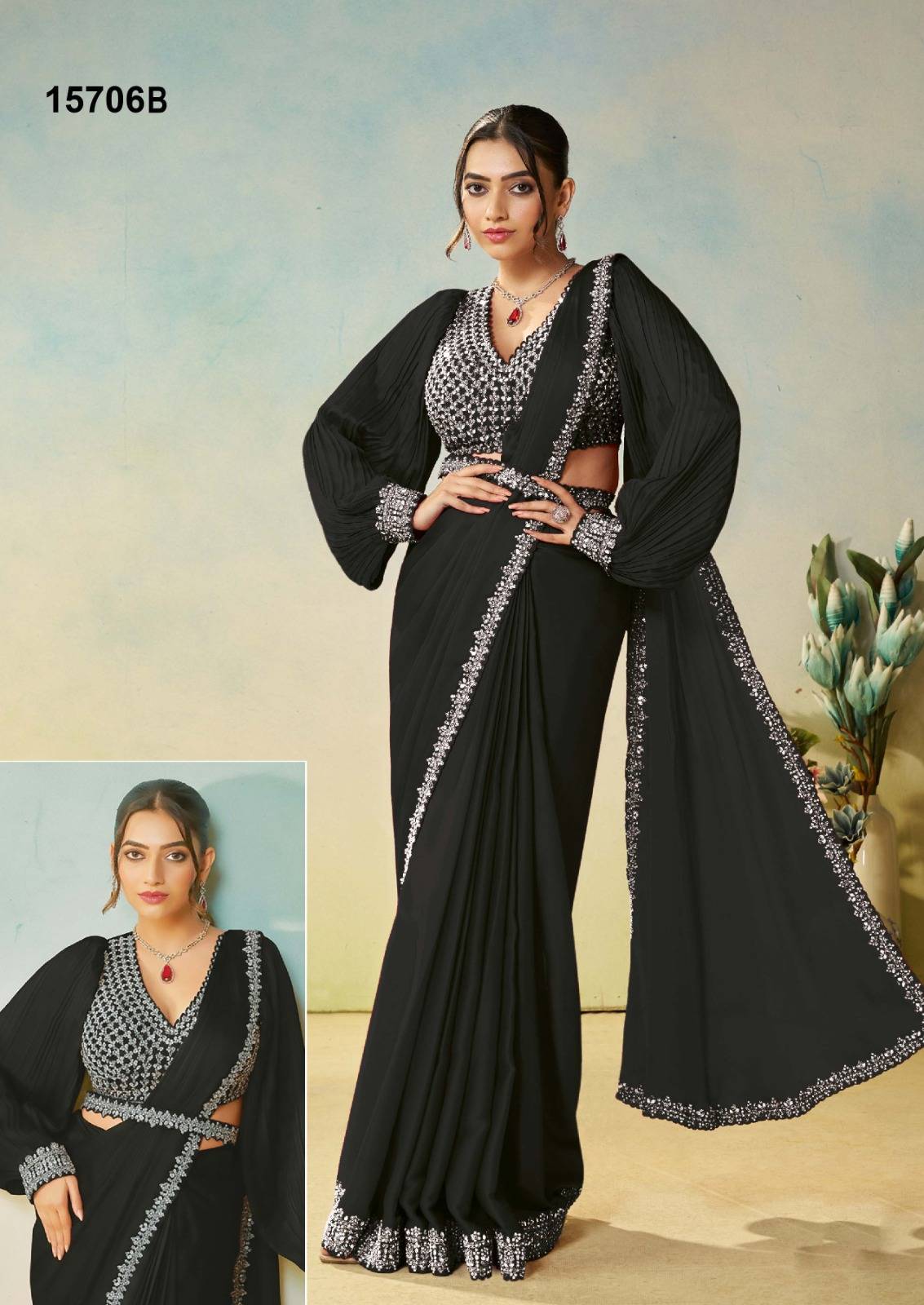 MOHMANTHAN ODYSSEY by Mahotsav 15700 to 15720 Series Indian Traditional Wear & Occasional Stitched Sarees At Wholesale Price